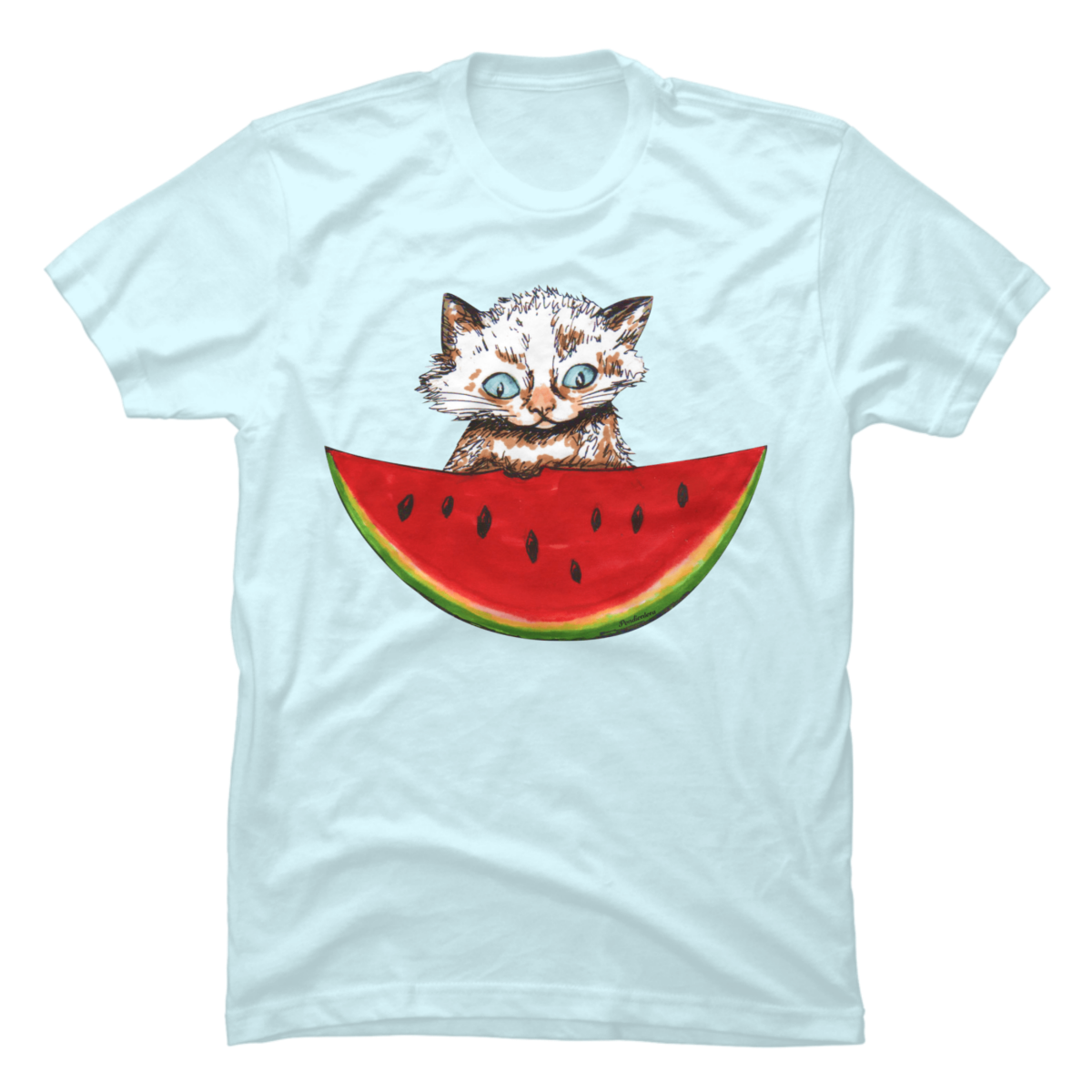 cat watermelon shirt